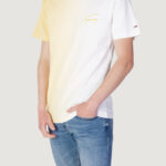 T-shirt Tommy Hilfiger Jeans TJM CLSC DIP DYE SIG Giallo - Foto 1
