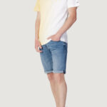 T-shirt Tommy Hilfiger Jeans TJM CLSC DIP DYE SIG Giallo - Foto 3