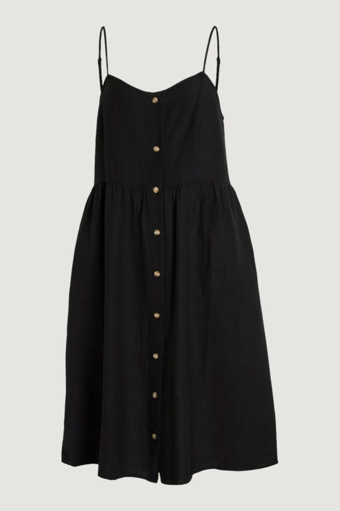 Vestito midi Vila Clothes VIPRISILLA NEW S/L STRAP KNEE Nero