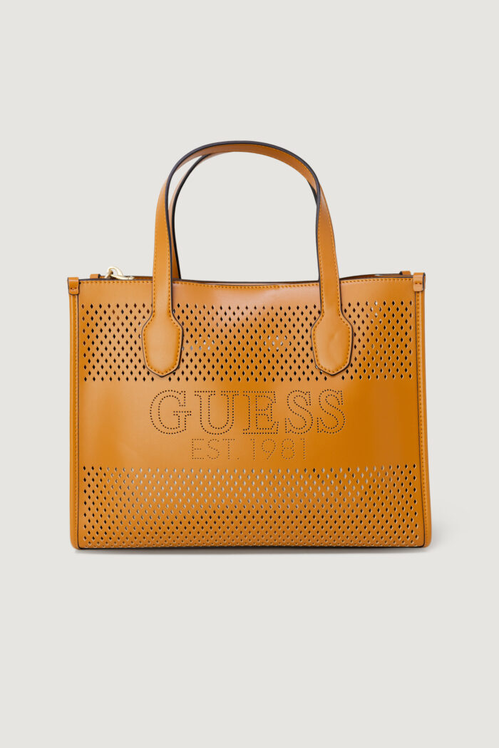 Borsa Guess KATEY PERF SMALL TOTE Cuoio