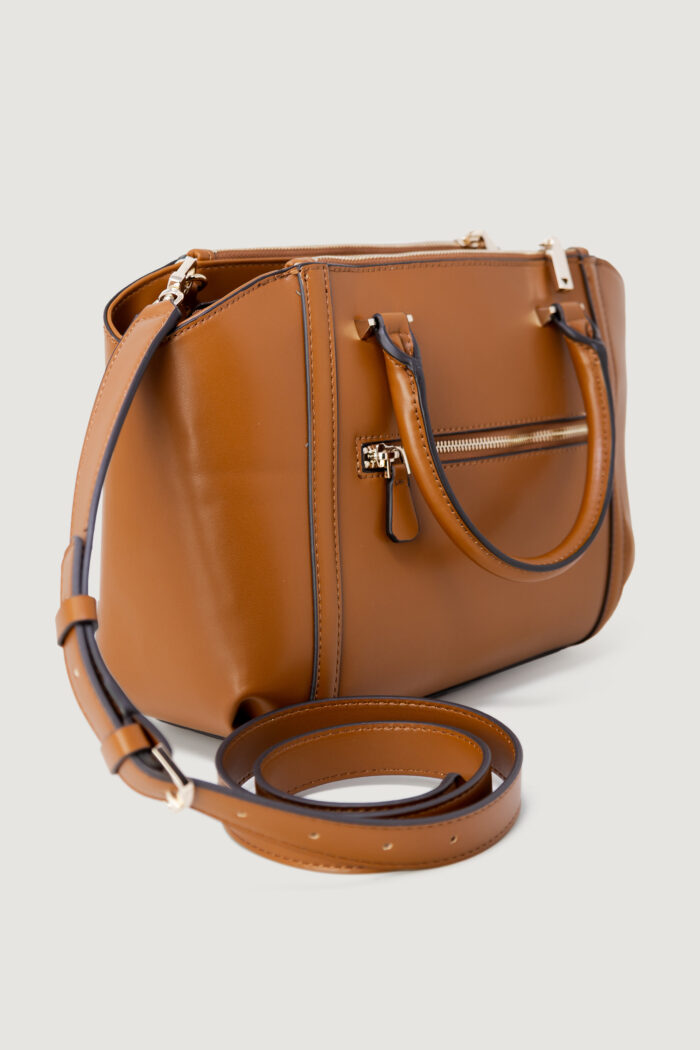 Borsa Guess LEIE STATUS SATCHEL Cuoio