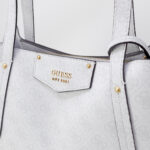 Borsa Guess ECO BRENTON GIRLFRIEND SATCHEL Grigio - Foto 5