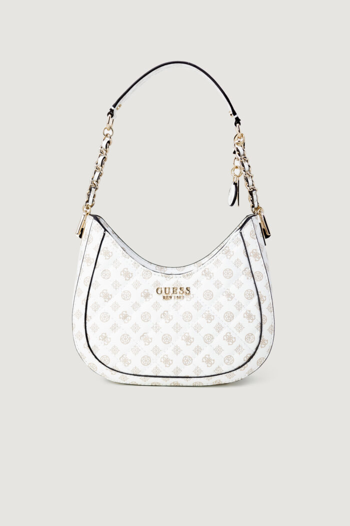 Borsa Guess ABEY SMALL HOBO Bianco