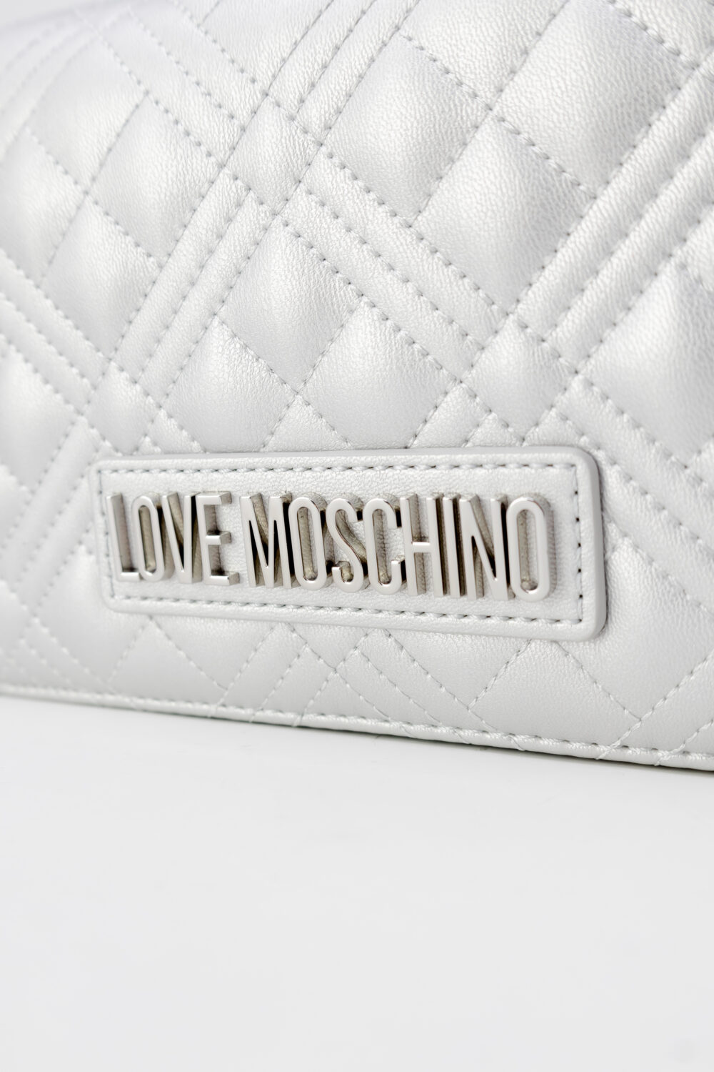 Borsa Love Moschino QUILTED Argento - Foto 5