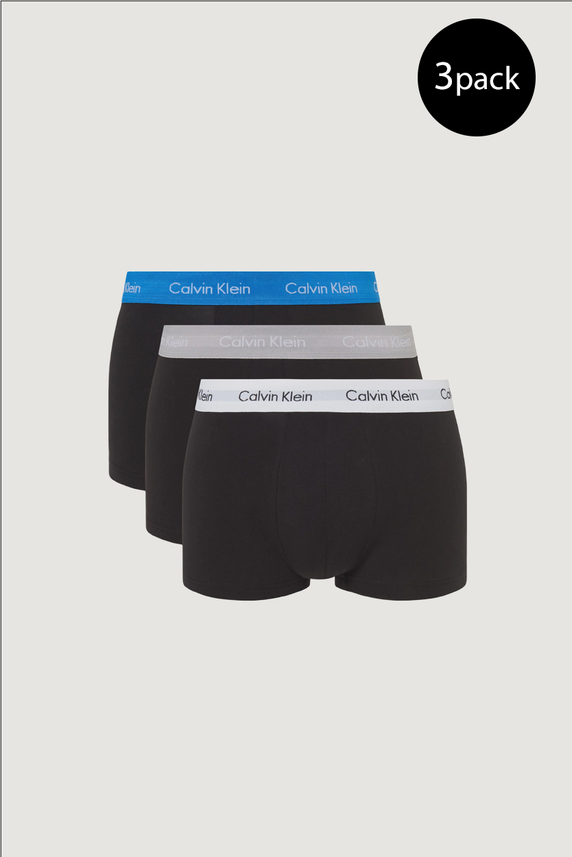 Boxer Calvin Klein Underwear LOW RISE TRUNK 3PK B Blu Chiaro - Foto 1