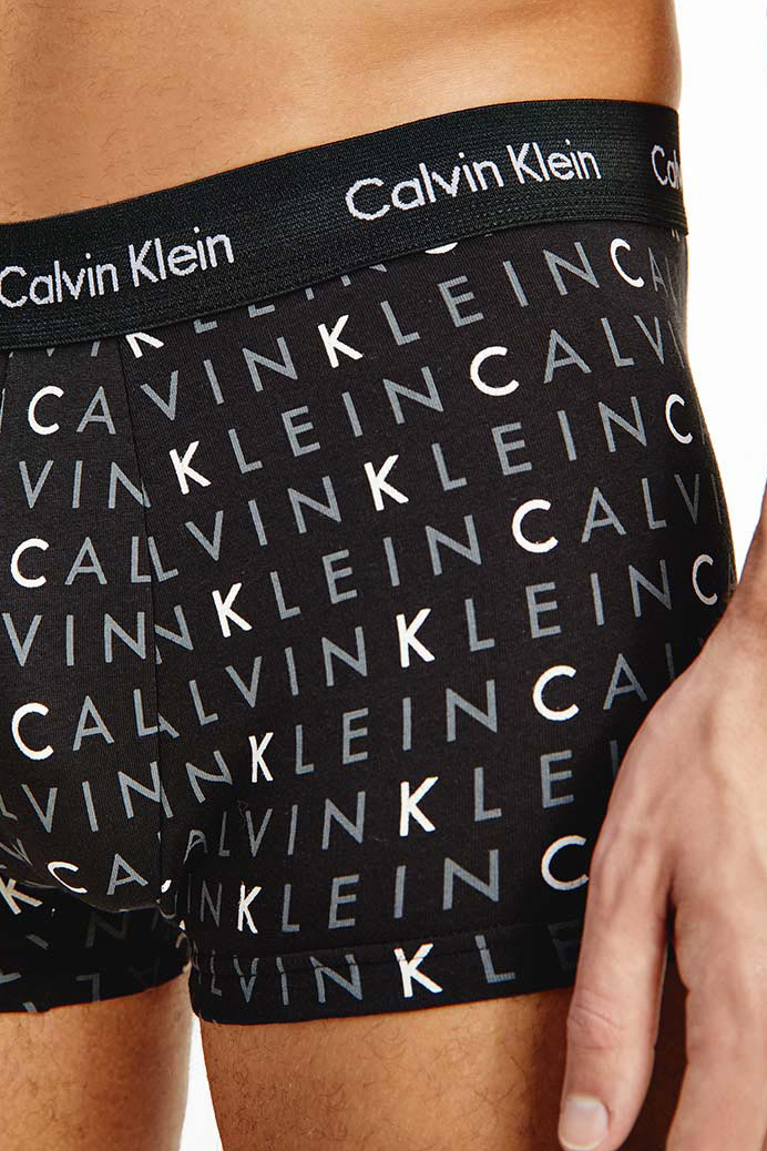 Boxer Calvin Klein Underwear 3P LOW RISE TRUNK Nero