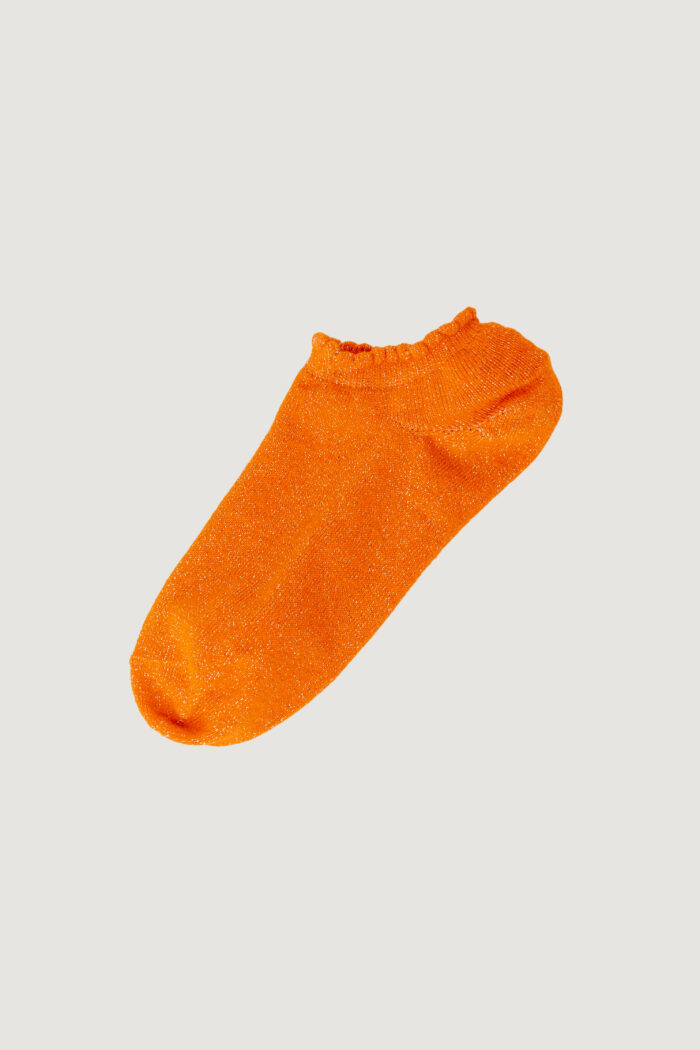 Calzini Pieces PCSEBBY GLITTER SNEAKER 1PACK SOCKS NOOS Arancione