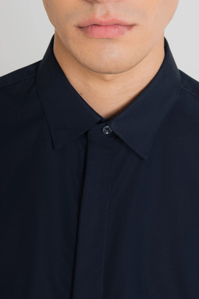 Camicia manica lunga Antony Morato LONDON SLIM FIT Blu