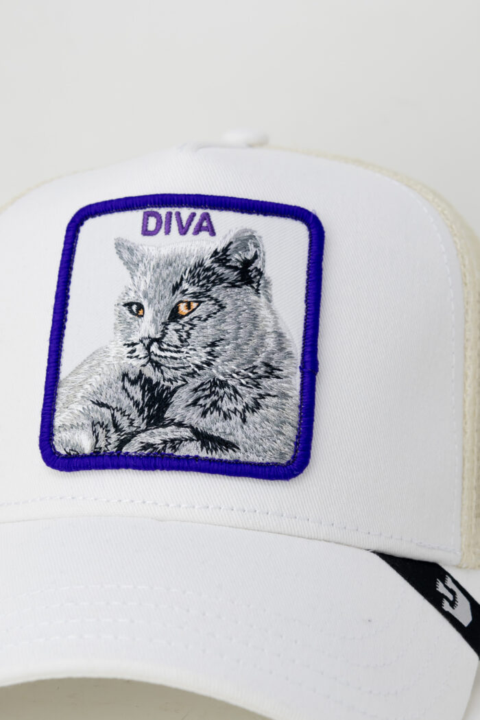 Cappello con visiera Goorin Bros THE DIVA CAT Bianco