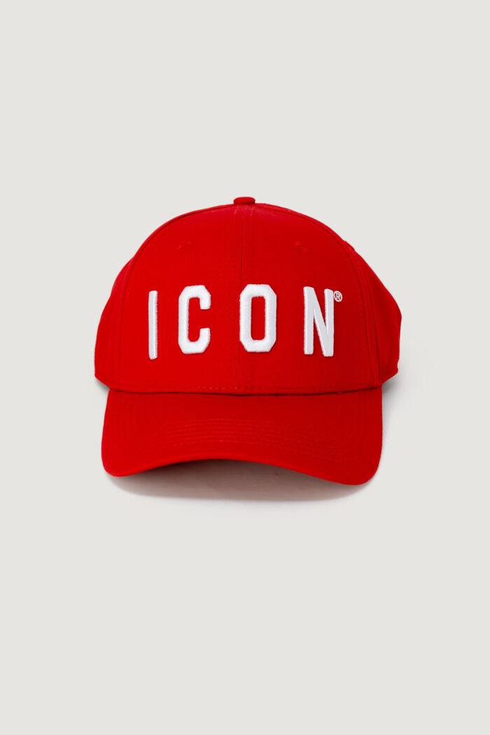 Cappello con visiera Icon RICAMO 3D Rosso