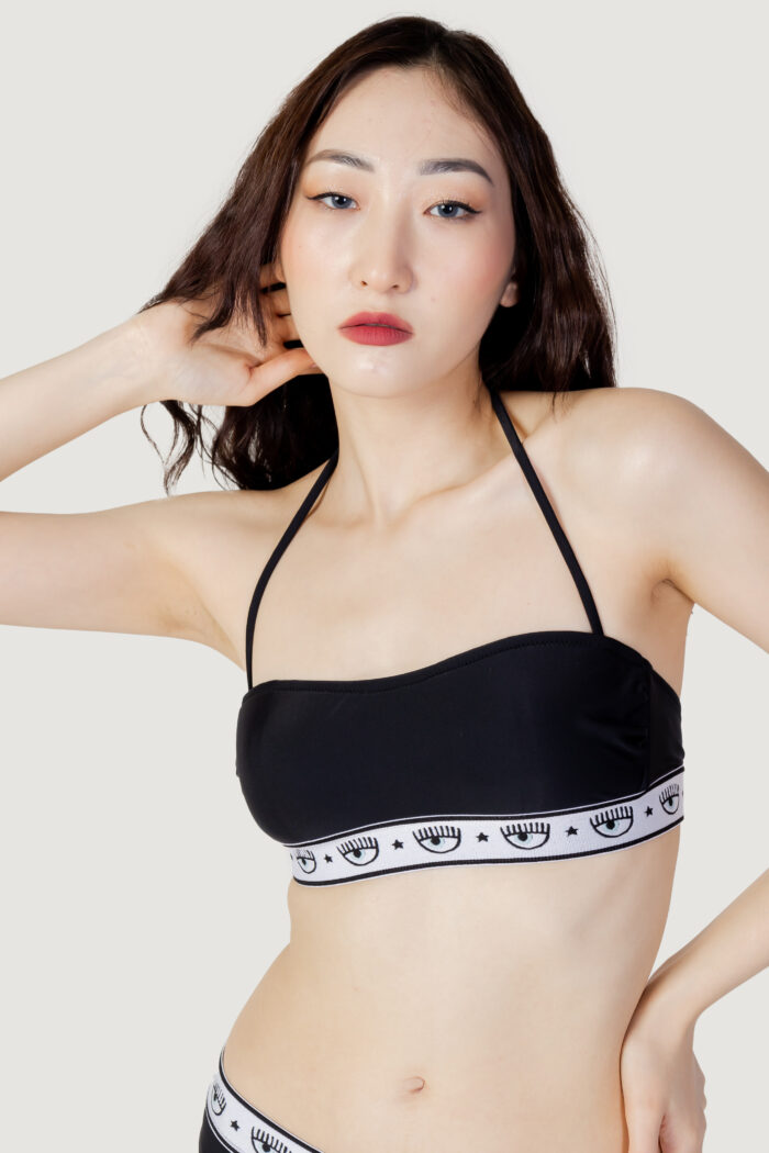 Costume da bagno Chiara Ferragni FASCIA BANDA LOGO Nero