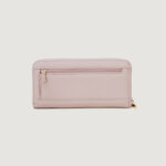 Portafoglio grande Guess ECO BRENTON SLG LRG ZIP AROUND Rosa - Foto 3