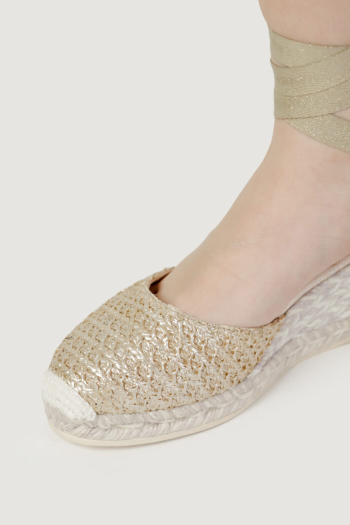 Scarpe con tacco Espadrilles ROY RAFIA ESPADRILLES PLATINO Platino