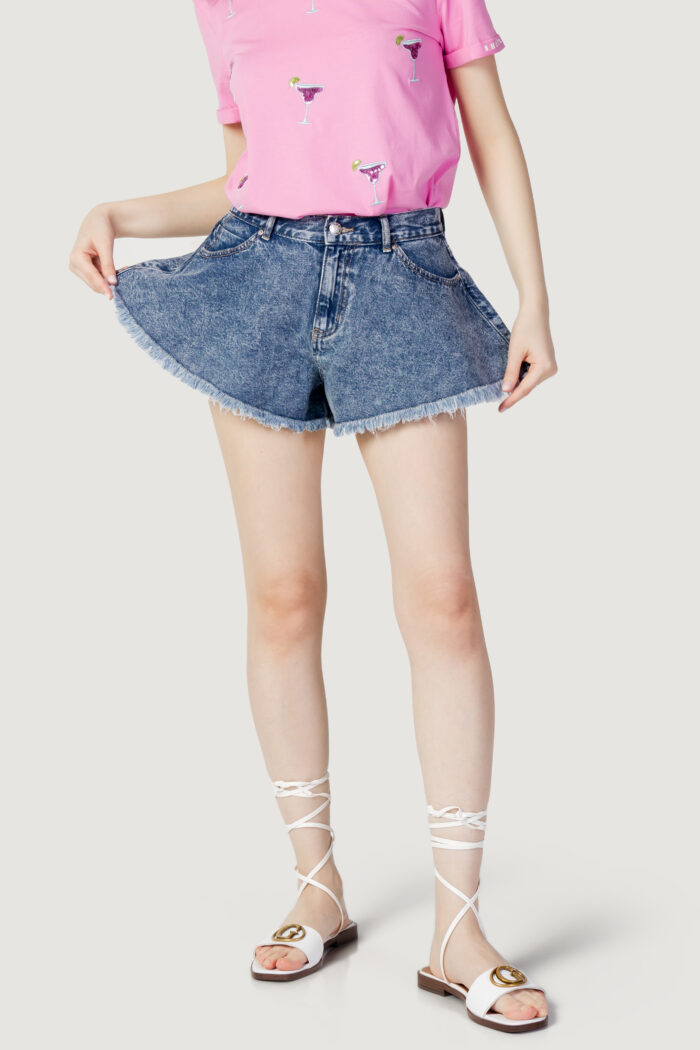 Shorts Only ONLCHIARA WAVE RW SHORTS BOX CS DNM Denim chiaro