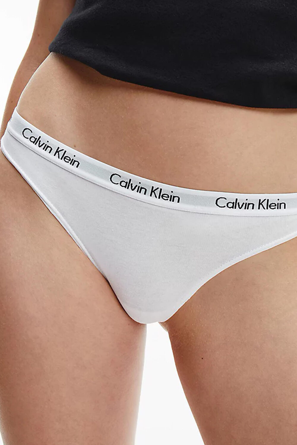 Slip e perizoma Calvin Klein Underwear THONG 3PK Nero - Foto 2