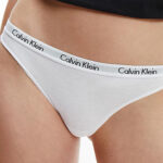 Slip e perizoma Calvin Klein Underwear THONG 3PK Nero - Foto 2