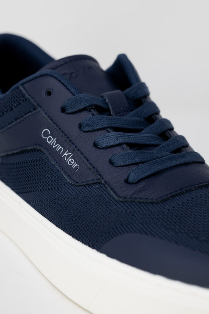 Sneakers Calvin Klein LOW TOP LACE UP KNIT HM0HM009220GY Blu