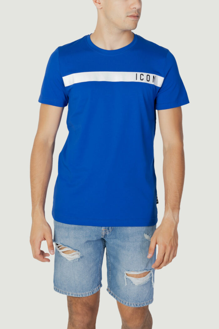 T-shirt Icon FASCIA LOGO Azzurro