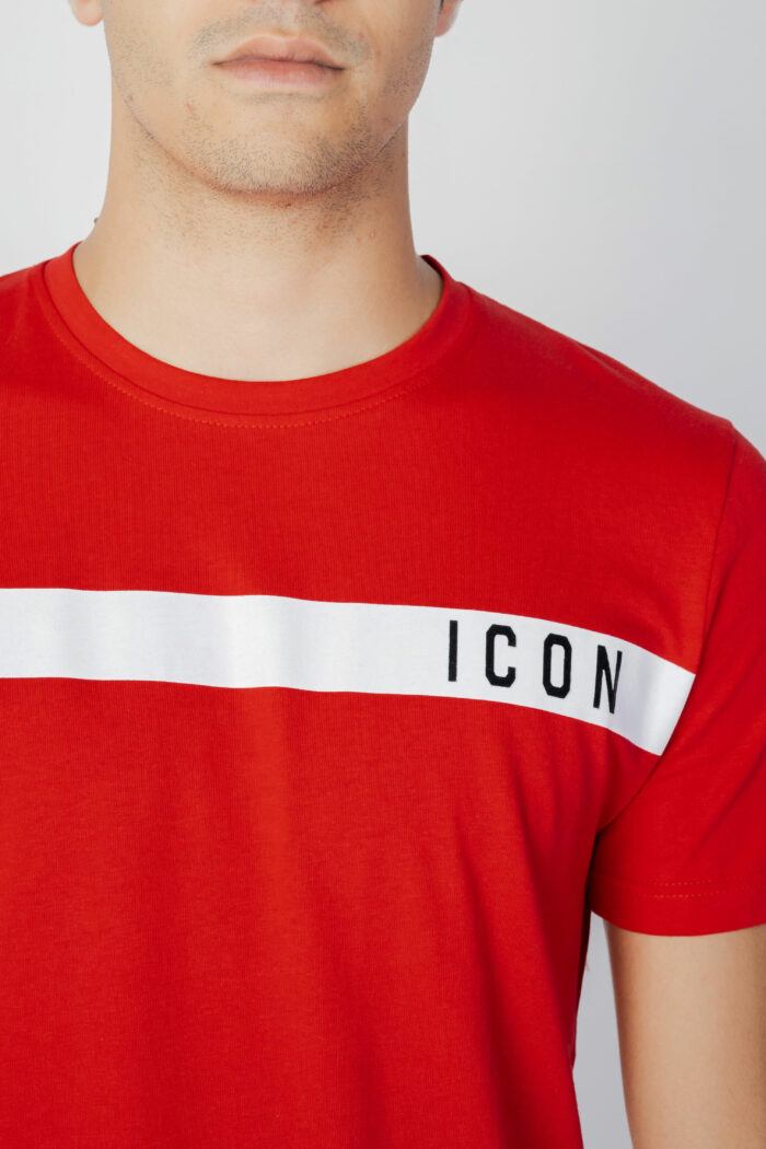 T-shirt Icon FASCIA LOGO Rosso