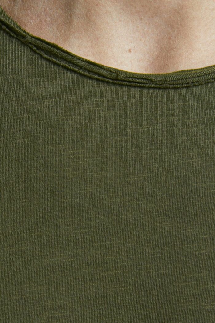 T-shirt Jack Jones JJEBASHER TEE O-NECK SS NOOS Verde Oliva