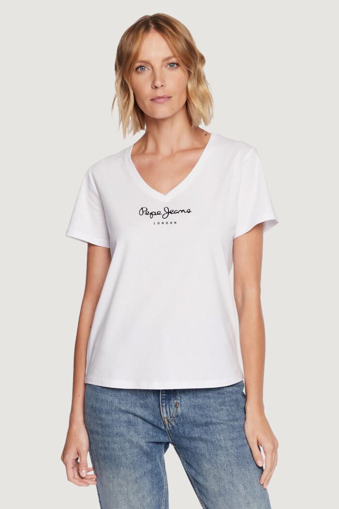 T-shirt Pepe Jeans WENDY V NECK Bianco