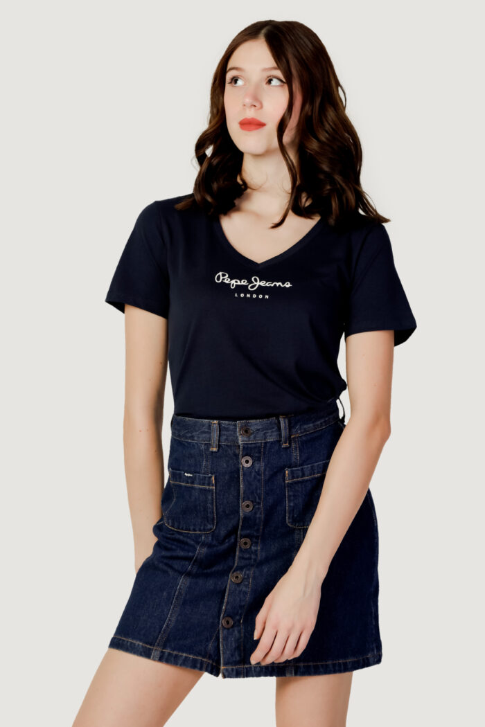 T-shirt Pepe Jeans WENDY V NECK Blu
