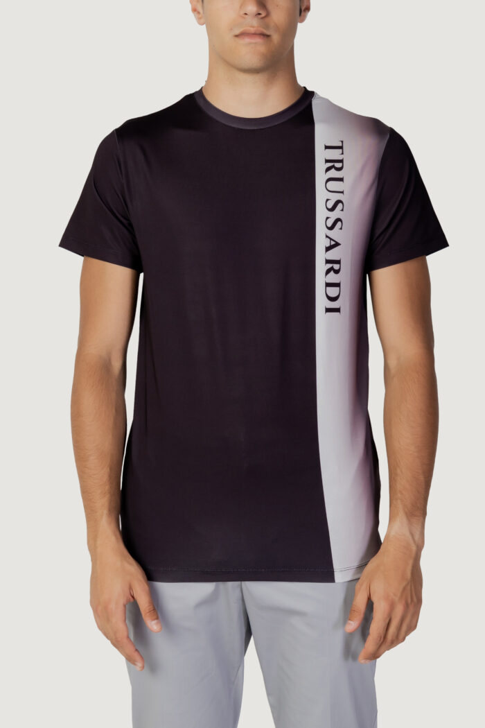 T-shirt Trussardi Beachwear LOGO LATERALE Nero