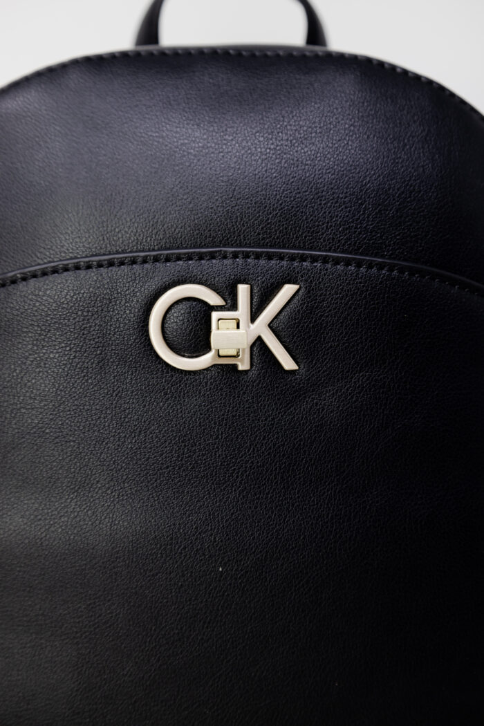 Zaino Calvin Klein RE-LOCK DOMED BACKPACK Nero