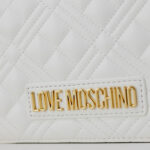 Borsa Love Moschino LOGO PICCOLO QUILTED PU Bianco - Foto 2