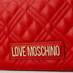 Borsa Love Moschino LOGO PICCOLO QUILTED PU Rosso - Foto 2