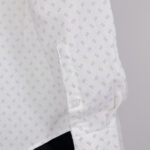 Camicia manica lunga Calvin Klein STRUCTURE PRINT SLIM Bianco - Foto 5