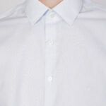 Camicia manica lunga Calvin Klein STRUCTURE SLIM Celeste - Foto 2