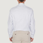 Camicia manica lunga Calvin Klein STRUCTURE SLIM Celeste - Foto 4