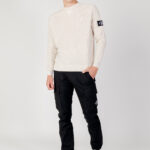 Maglione Calvin Klein Jeans CORE BADGE SWEATER Beige - Foto 2