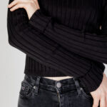 Maglione Tommy Hilfiger Jeans TJW BXY RIB SWEATER Nero - Foto 5