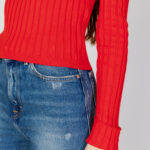 Maglione Tommy Hilfiger Jeans TJW BXY RIB SWEATER Rosso - Foto 4