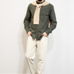 OUTFIT UOMO LOOSE FIT MILITARE #8361 - Foto 4
