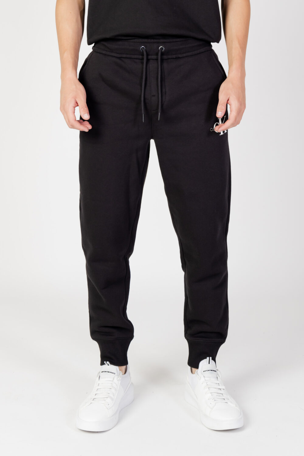 Pantaloni sportivi Calvin Klein Jeans MONOLOGO HWK PANT Nero - Foto 4