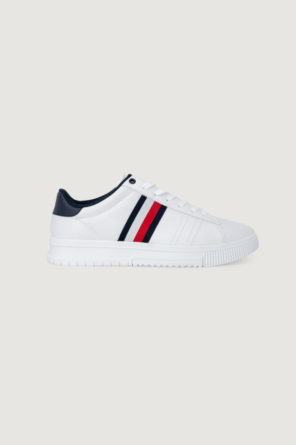 Sneakers Tommy Hilfiger SUPERCUP LEATHER Bianco - Foto 1
