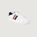 Sneakers Tommy Hilfiger SUPERCUP LEATHER Bianco - Foto 4