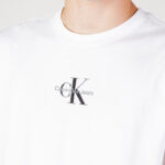 T-shirt Calvin Klein Jeans MONOLOGO REGULAR TEE Bianco - Foto 2