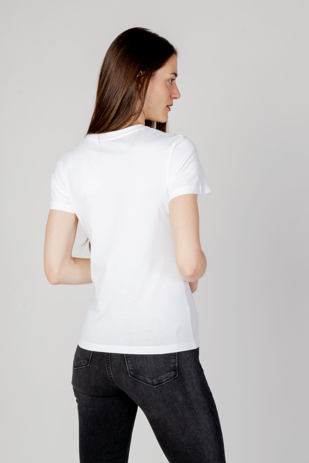 T-shirt Calvin Klein Jeans PRINTED BOX SLIM TEE Bianco - Foto 3