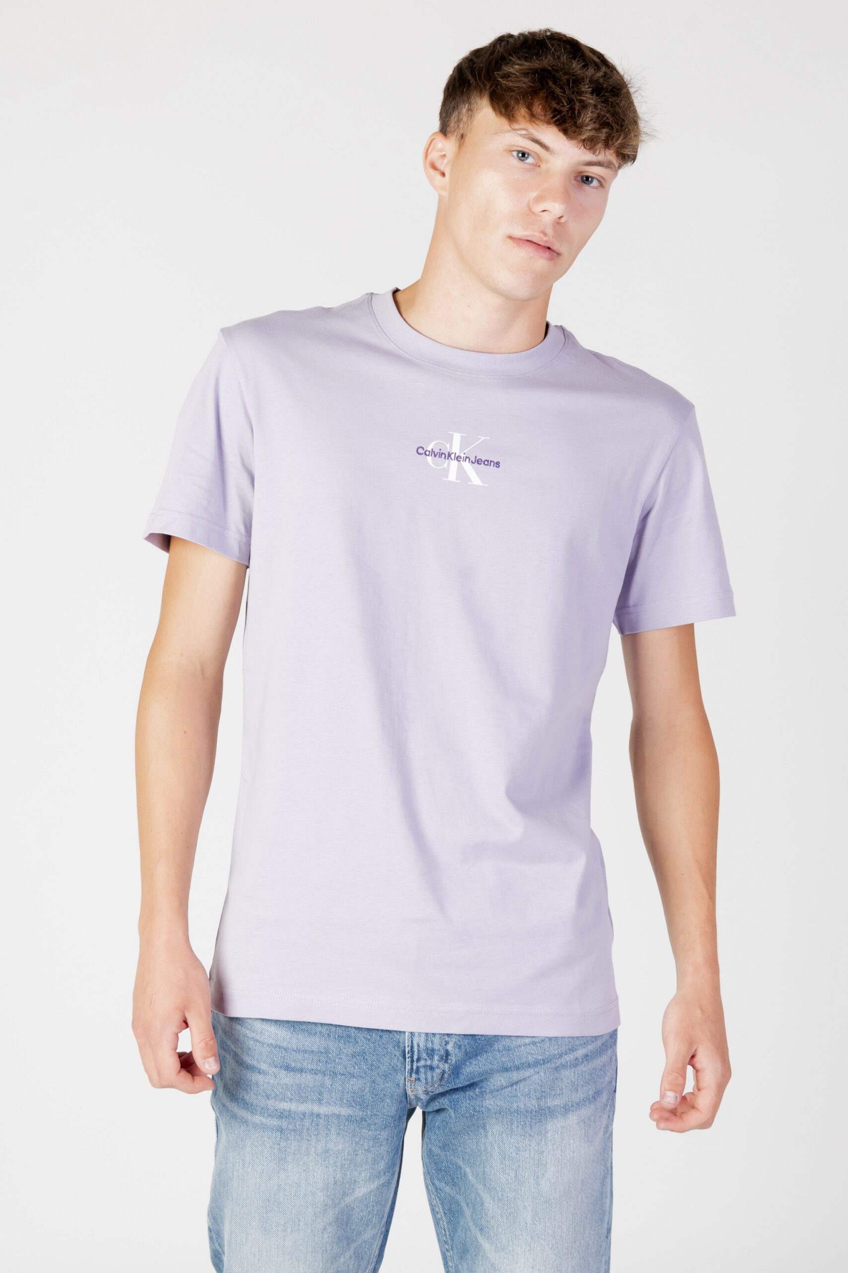 T-shirt Calvin Klein MONOLOGO REGULAR Lilla | Goccia Shop