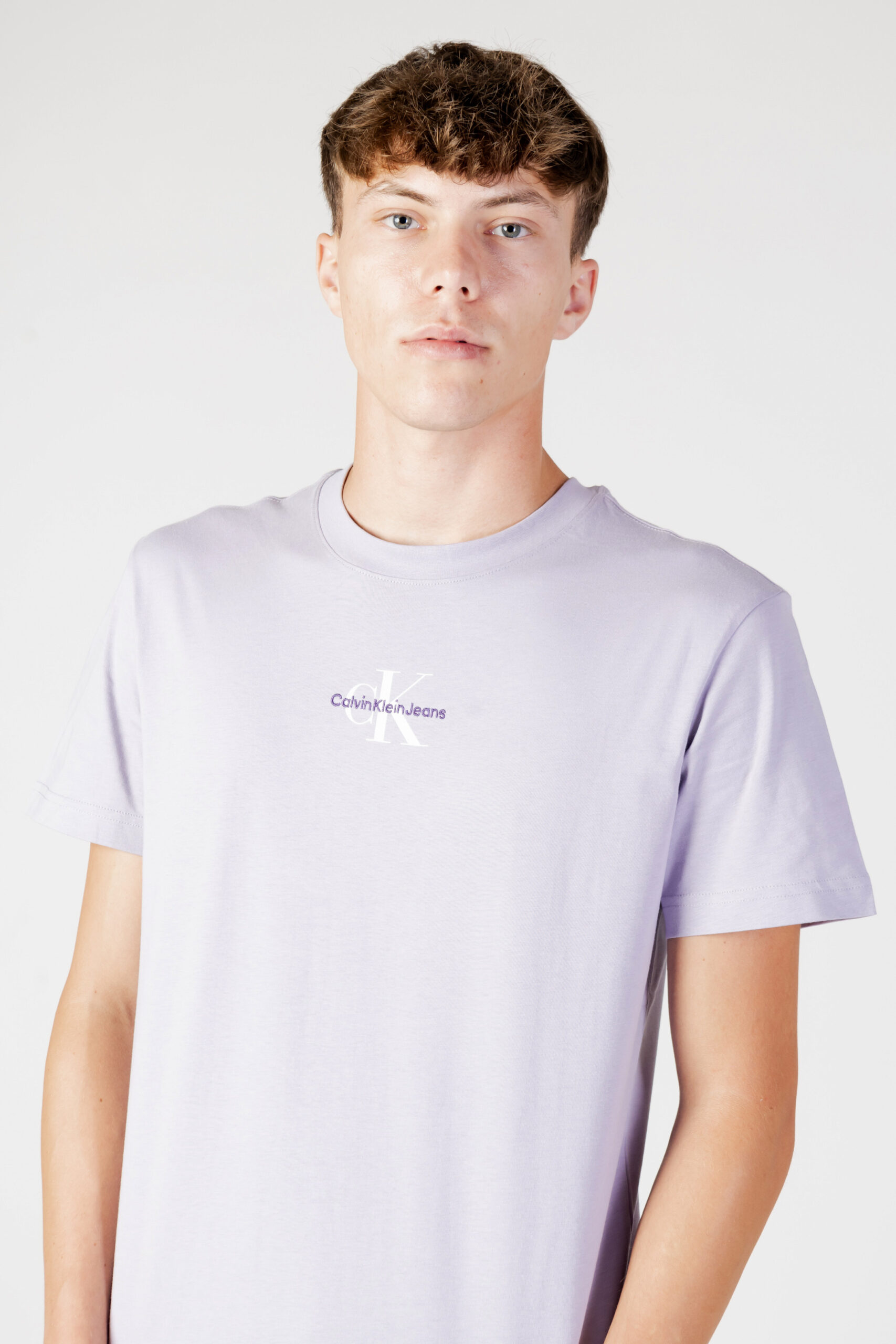 Klein Goccia Shop | Calvin REGULAR MONOLOGO Lilla T-shirt