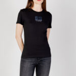 T-shirt Calvin Klein Jeans PRINTED BOX SLIM TEE Nero - Foto 5
