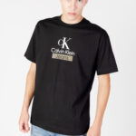 T-shirt Calvin Klein Jeans STACKED ARCHIVAL TEE Nero - Foto 1