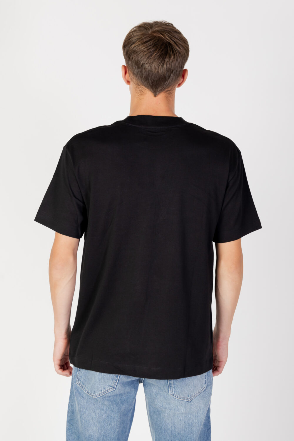 T-shirt Calvin Klein Jeans STACKED ARCHIVAL TEE Nero - Foto 5