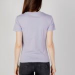 T-shirt Calvin Klein Jeans PRINTED BOX Viola - Foto 3