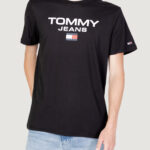 T-shirt Tommy Hilfiger Jeans TJM REG ENTRY TEE Nero - Foto 1
