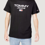 T-shirt Tommy Hilfiger Jeans TJM REG ENTRY TEE Nero - Foto 5